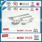 4 Piece Gloss Silver Flatware Cutlery set steel, Set of 1 (2spoon + Fork + Knife), striated printed handle
