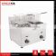 Manufacture Double Tank 6L Gas Fryer For Commercial Catering