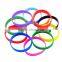 Hot Sell Colorful high quality wrist silicone bracelet silicone rubber bracelet silicone chain bracelet