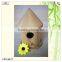 cheap light craft hexagonal body cone roof birdhouse