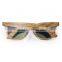 China Wooden Sunglasses 2017, Colorful Zebra Wood Eye Glasses