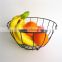 WI2915 Wire Fruit Bowl Holder Display Basket with Banana Hanger Hook