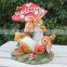 Resin garden welcome rabbit bunny statue