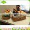 Factory price graceful washable rectangular new poly willow wicker picnic hamper basket