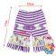 New Top 100 Little Model Girl Shorts Newborn Baby Clothes Children Wear Stripe Icing Shorts Ruffle Shorts