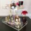 2 Tier Clear Square Acrylic Nali Polish Display Stand