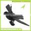 2017 hot sale plastic black ireland crow decoration with wings out