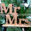 Wooden Mr&Mrs wedding decoration props