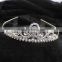 RhinH172-039estone Fashion silver Bridal Jewelry Metal Wedding Tiaras Halo