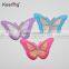 Factory Wholesale Pretty Butterfly Embroidery Patch Fabric Craft WEF-742