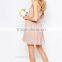 Wedding Bridesmaid Bandeau Chiffon Mini Dress HSD8150