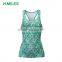 Spandex / Polyester Athletic bodybuilding tights girls women fitness running yoga tank top