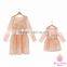 Wholesale mother and daughter matching dresses mommy and me clothing