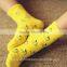2016 China professionally OEM cute pattern cotton sock