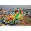 new design custom cartoon inflatable slide
