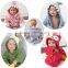 High quality cotton baby hooded towel with shark design