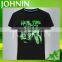 Custom cotton your design mixed size glow in the dark 3D LED t-shirt