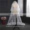 2017 wholesale new grance long lace bridal wedding veil Fashionable long Tulle HL14