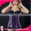 Hot Sale Latex Waist Trainer Vest Leopard Printed Underbust Corset