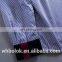 Customized Men's striped slim fit shirt high quality dress shirt lined