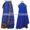 Reversible Dress Garden Silk Magic Wrap Skirt Plus Size Long 36" Sari Around skirts dress beach wear women Wraparound Wholesale