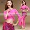 T-5136 Comfortable modal practice lady belly dance top and pant set