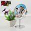 Hot Sale Desktop Stand Makeup Mirror Double Sided Rotatable Compact Mirror Table Cosmetic Mirror