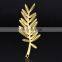 exquisite gold leaf bookmark