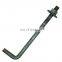 3/4" x 14" Plain Finish L shaped anchor bolt.Bent Anchor Bolt w/ Nut & Washer
