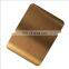 304 316L 904 brushed gold champagne colored stainless steel sheets plate