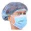 Good price surgical non woven clip disposable nursing hair cap