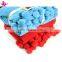 Home Bed Couch Knitted Coral Fleece Throw Pompom Baby Blanket with Best Price Blanket in China