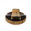 RTS hot sell wood like carton printing polyester folding stool for kids children storage ottoman round chair in living room