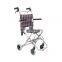 Aluminum lightweight  folding transit wheelchair for the disabled