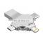 Hot-sale 4 in 1 Multi-function OTG USB Flash Drive 3.0 for Type-C /Lightning/ Micro USB/ computer with customized logo