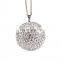 Car Pendant Crystal Car Pendant Ball Inlaid With Diamond Hanging Rearview Mirror Full Diamond Decoration