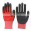 Oil Repellent Touchscreen Foam Nitrile Coated Fueling Work Gloves Micro Foam Grime And Oil Resistant Safety Gloves