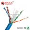 cat6 lan cable gel price pass test bare copper 24awg 4pr 305m 0.56 utp cat6 network cable jelly filled indoor cable