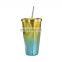 Customized Stainless Steel 17OZ Coffee Mug Tumbler Cups With Straw And Lid For Bulk Purchase