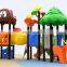 Beautiful Theme Park Mushroom Tree Green House Forest Kids Outdoor Playground Equipment Slides with Swing