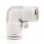 PV Series 2 way L Type Elbow Plastic Tube-to-tube Quick Connector Pneumatic Push In Fittings