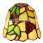 tiffany table lamp stained glass green grape night light LED decoration light