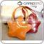 2016 New Fashion Customize Special Star Shape Waxy PU Leather Single-shoulder Bag Satchel for women