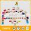 2015 Top Sale Preschool Education Domino Color Dominoes Set Domino Letter