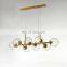 Nordic Modern Simple Creative Personality Pendant Light Restaurant Bar Magic Bean Glass Molecular Chandelier