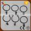 14 pcs/ set Metal Drapery black Curtain Rings with Clips Sell Amazon Markets
