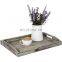 Amazon Hot Sale Oversized Classic Rustic Square Antique Serving Tray