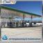 Hot dipped galvanized steel structure gas station