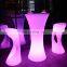 cheap bar table and chair sets /LED light up bar cocktail tables lumineuse mariage modern glowing night club party furniture