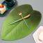 Christmas Wedding Dining Decoration Table Mat EVA decoration Heat Insulation Waterproof Simulated Banana Leaf Shape Placemat